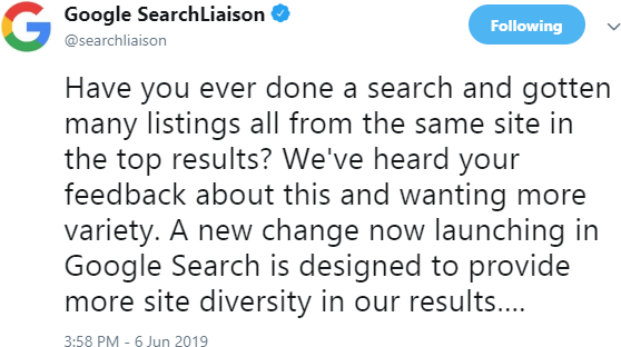 обновление Google в июне