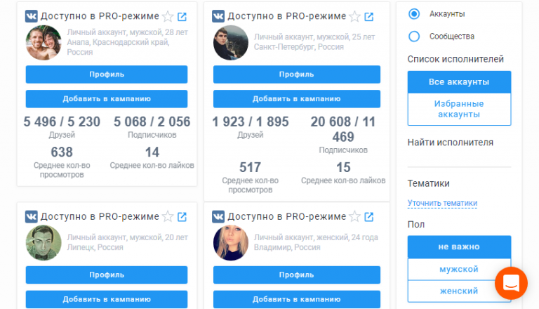 реклама в сообществах в вк