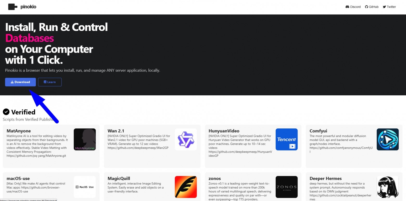 pinokio app