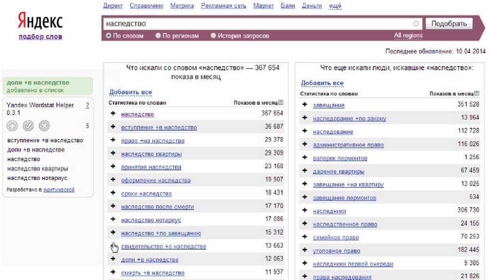 браузерные расширения для SEO