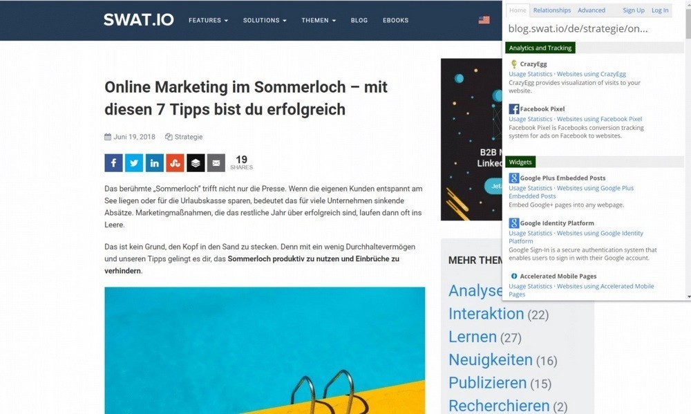 браузерные расширения для SEO