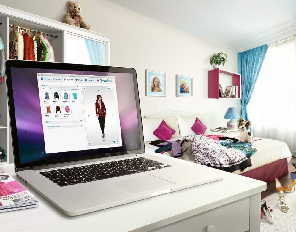 главная страница платформы Dressformer