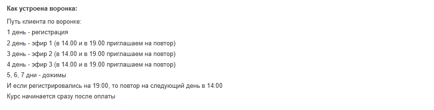 как устроена воронка