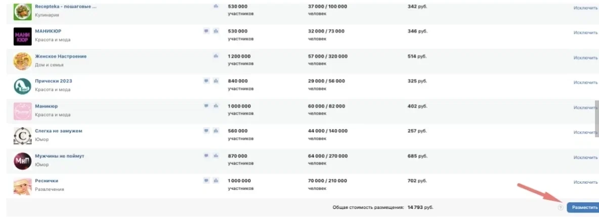 залив на инфопродукты