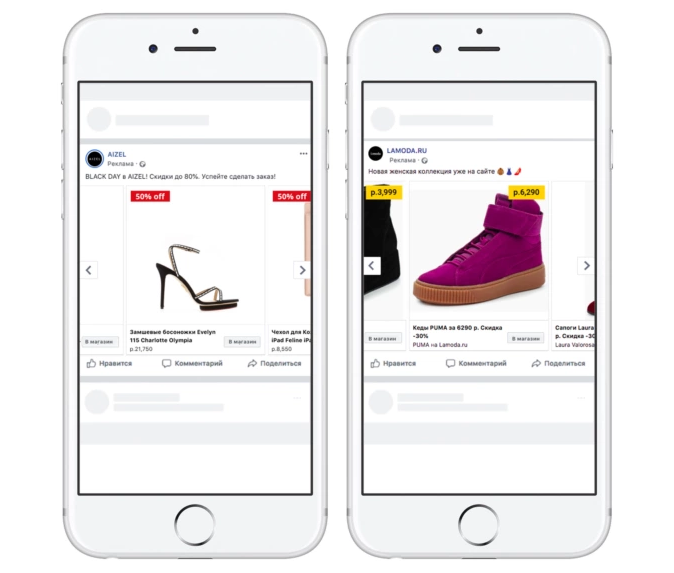 Динамический ретаргетинг в Facebook