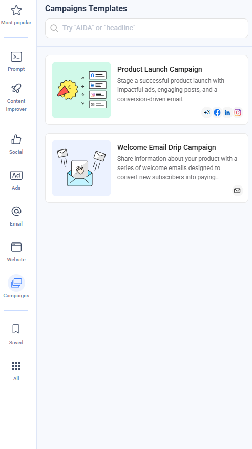 Campaigns Templates