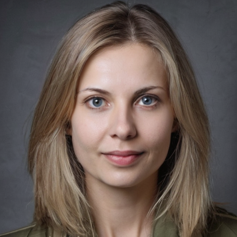 сгенерированное ИИ лицо